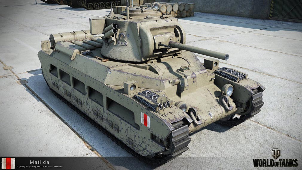 World of Tanks ワールドオブタンクス (WoT)　イギリス代表戦車Matilda1
