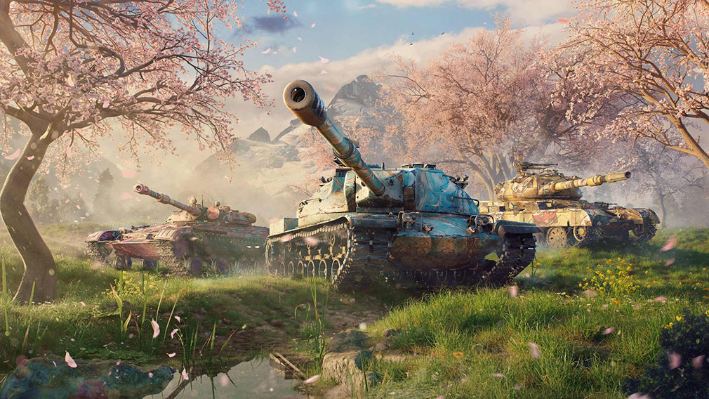World of Tanks / ワールドオブタンクス(WoT) 自分でカスタムした戦車を操作できるスクリーンショット