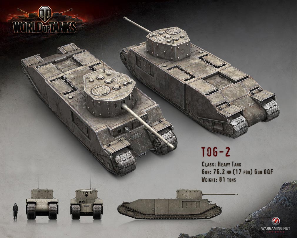 World of Tanks ワールドオブタンクス (WoT)　 重戦車 TOG-2 イギリス