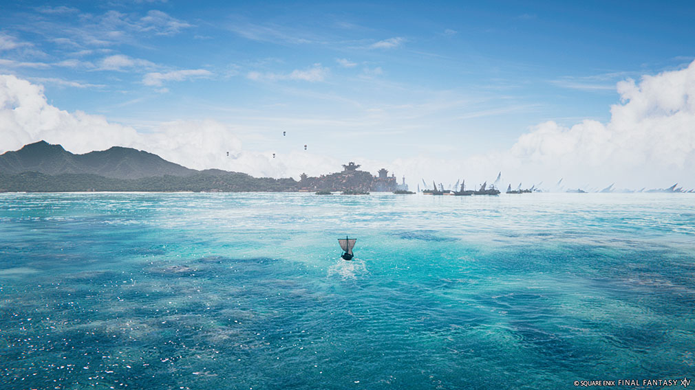 ファイナルファンタジー14（FF14）　壮大な海の世界スクリーンショット
