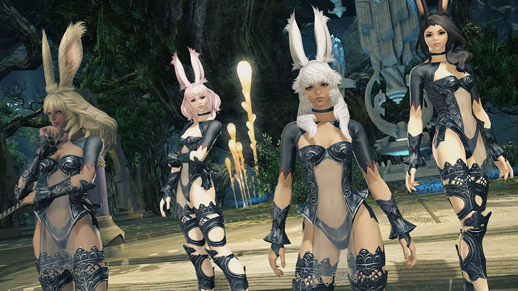 ファイナルファンタジー14（FF14）　種族ヴィエラ【ラヴァ・ヴィエラ、ヴィナ・ヴィエラ】紹介イメージ