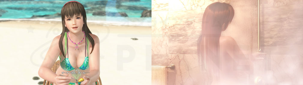 DEAD OR ALIVE Xtreme Venus Vacation (DOAX ブイブイ) PC　セクシーシーン、シャワーシーンのスクリーンショット