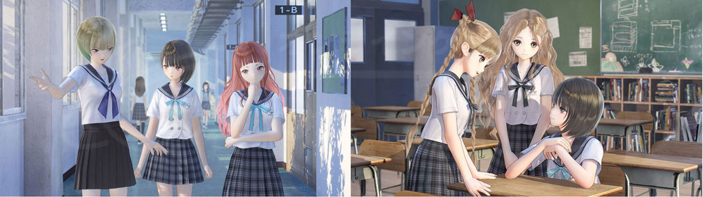 BLUE REFLECTION(ブルーリフレクション) 幻に舞う少女の剣 PC　仲間との交流で変化する主人公『日菜子』のスクリーンショット