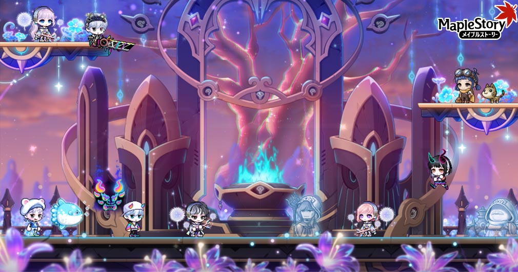 メイプルストーリー(MapleStory) ゲーム開始画面スクリーンショット