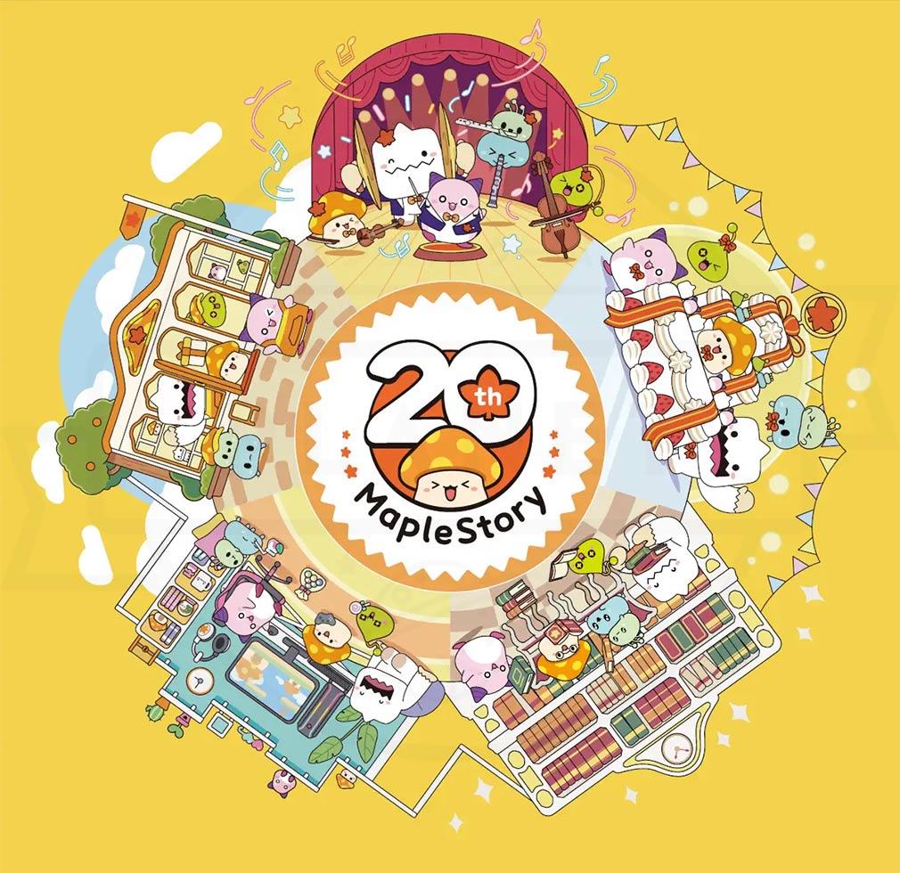 メイプルストーリー(MAPLE STORY) 20周年記念イメージ