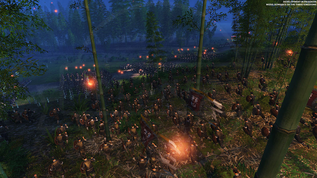 Total War: THREE KINGDOMS (Win PC)　軍隊ユニットを操作して戦闘を行うスクリーンショット