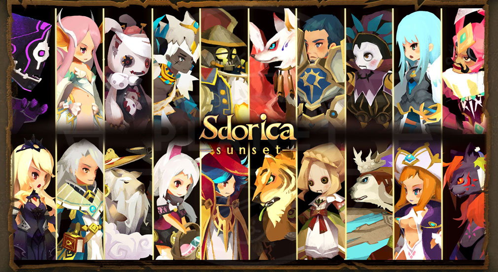 Sdorica(スドリカ)　30体以上用意されているキャラクター紹介イメージ