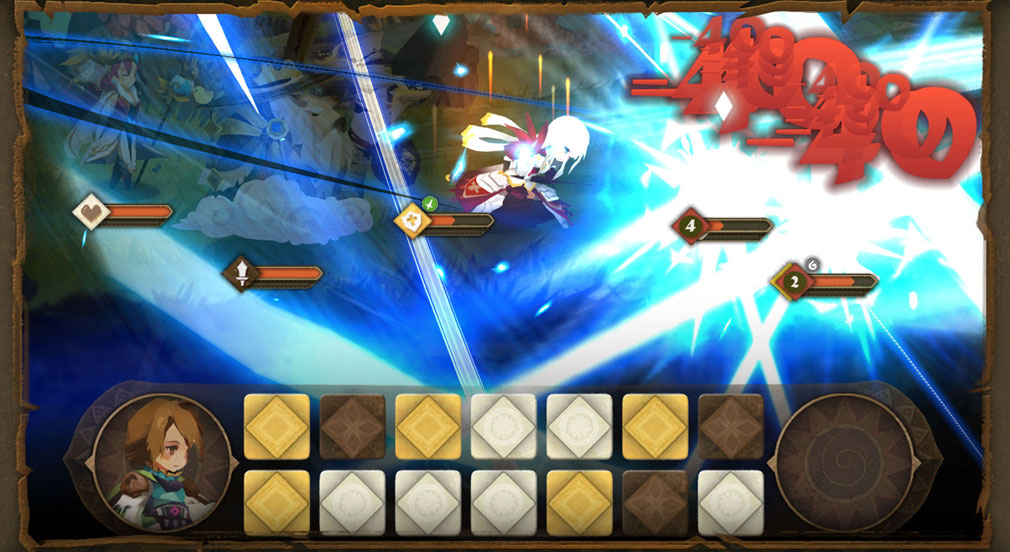 Sdorica(スドリカ)　キャラクターが対応する色のブロックを消すことで、様々なスキルが発動するスクリーンショット