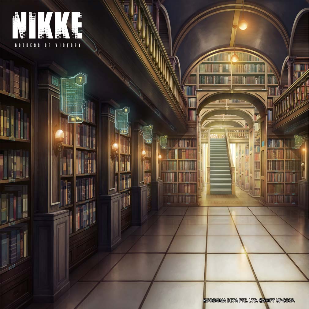 勝利の女神NIKKE (ニケ)　『図書館』紹介イメージ