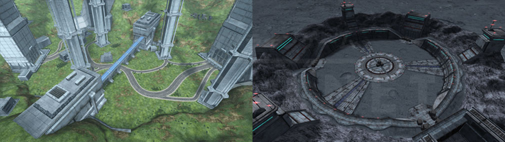 ガンダムブレイカーモバイル(ガンブレ)　戦場ステージ紹介イメージ