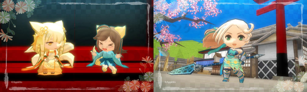 かくりよの門 朧(おぼろ)　シリーズ初の3D化したキャラクタースクリーンショット
