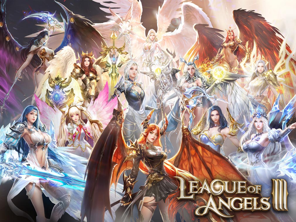 League of Angels3 リーグ オブ エンジェルズ3(LoA3)　女神集合紹介イメージ