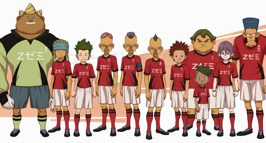 イナズマイレブン 英雄たちのグレートロード　『木戸川清修中(きどがわせいしゅうちゅう)』紹介イメージ