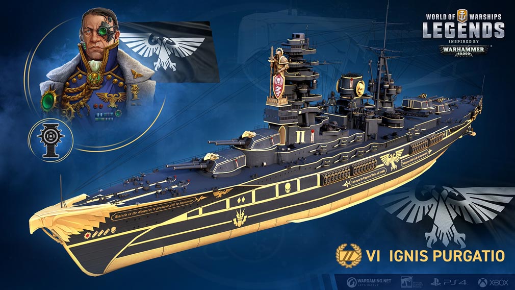 ワールドオブウォーシップ(World of Warships)WoWs　「WARHAMMER 40,000」コラボスクリーンショット