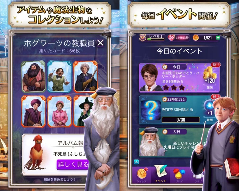 ハリー・ポッター 呪文と魔法のパズル　コレクション、イベント紹介イメージ