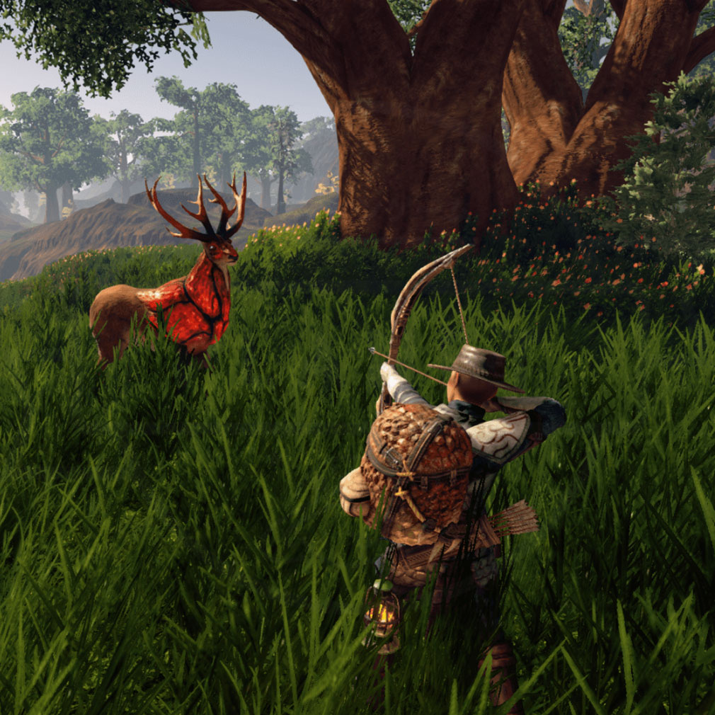 Outward（アウトワード）　食料獲得のために狩りするスクリーンショット