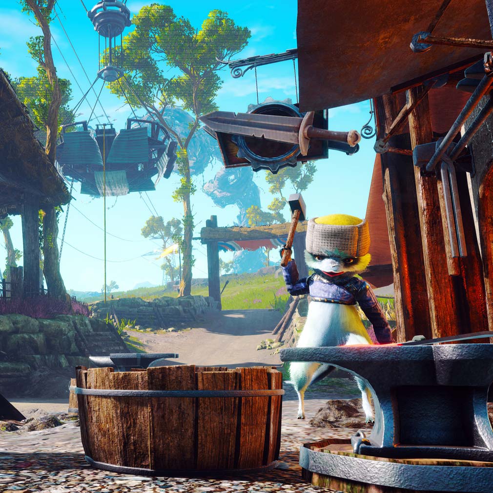 バイオミュータント（Biomutant）　便利な道具を作ってくれるケモノキャラスクリーンショット