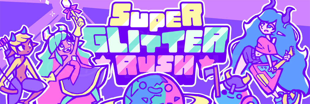 Super Glitter Rush(スーパーグリッターラッシュ)　フッターイメージ