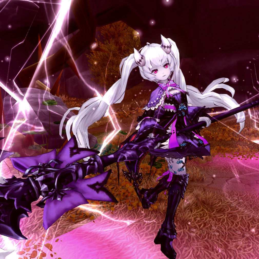 幻想神域-Cross to Fate-　綺麗なスキル発動画面スクリーンショット