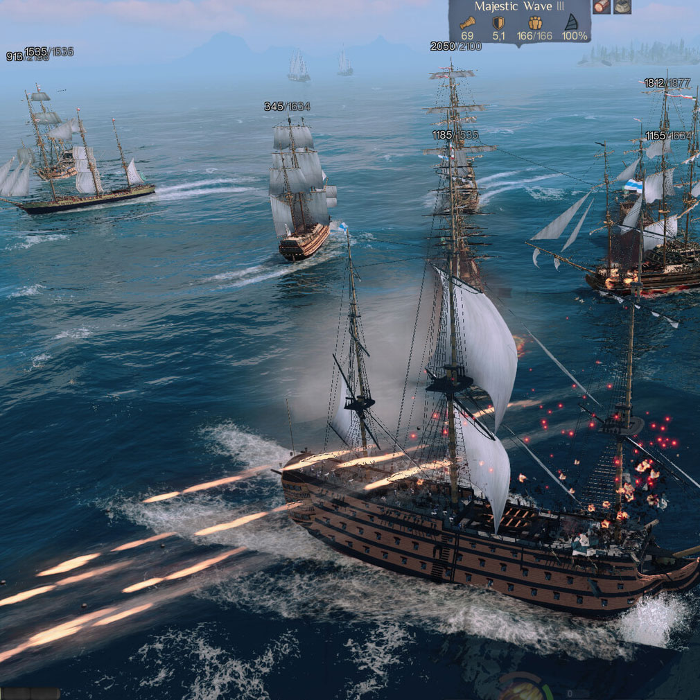 World of Sea Battle　海戦スクリーンショット