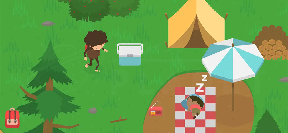 Sneaky Sasquatch　キャンプ場をこっそり歩き回る紹介イメージ