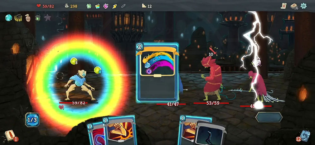 Slay the Spire+　350種類以上のカードが用意されているカードバトルスクリーンショット