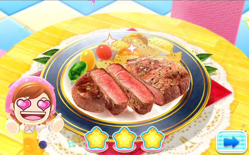 クッキングママ ヌーベルキュイジーヌ　調理して料理を作るスクリーンショット
