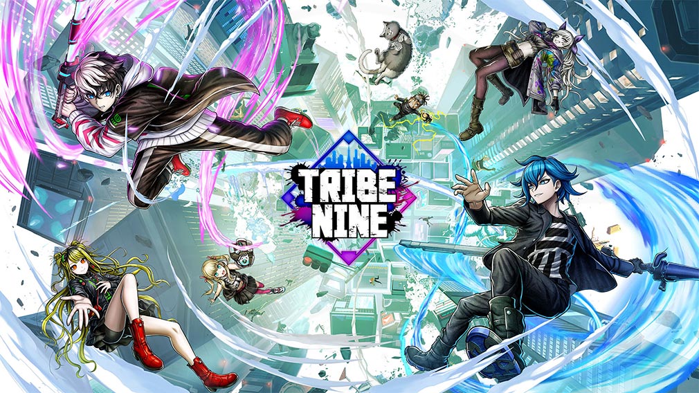 TRIBE NINE（トライブナイン）　アクションゲーム版キービジュアル