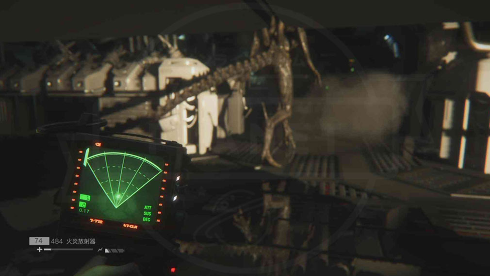 Alien: Isolation(エイリアン・アイソレーション)　『動体探知機』スクリーンショット