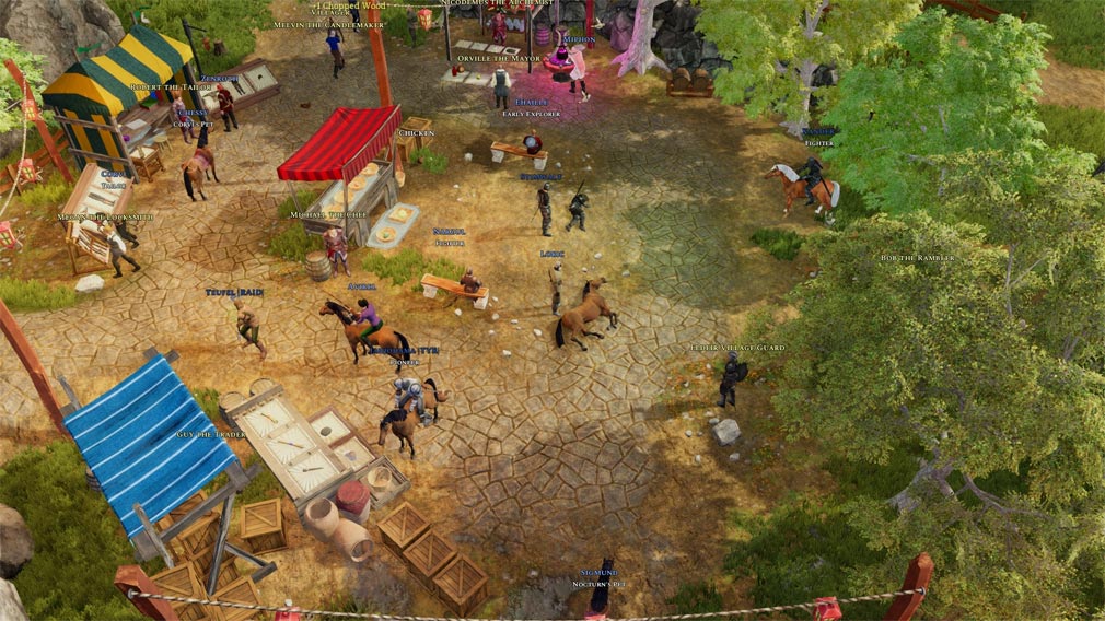 Legends of Aria　何千人ものプレイヤーと冒険できるオープンワールドスクリーンショット