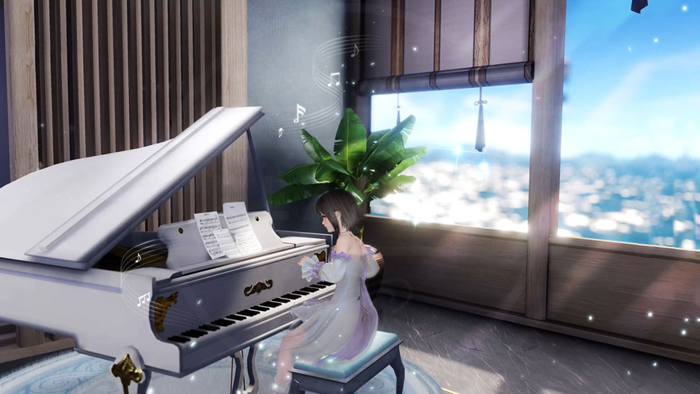 AZUREA 空の唄 (アズレア)　ピアノを弾くプレイスクリーンショット