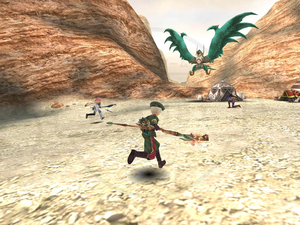 トーラムオンライン　敵に強力なダメージを与えたり、敵の攻撃を引き付けたりと様々な形でプレイヤーや仲間を掩護してくれるスクリーンショット