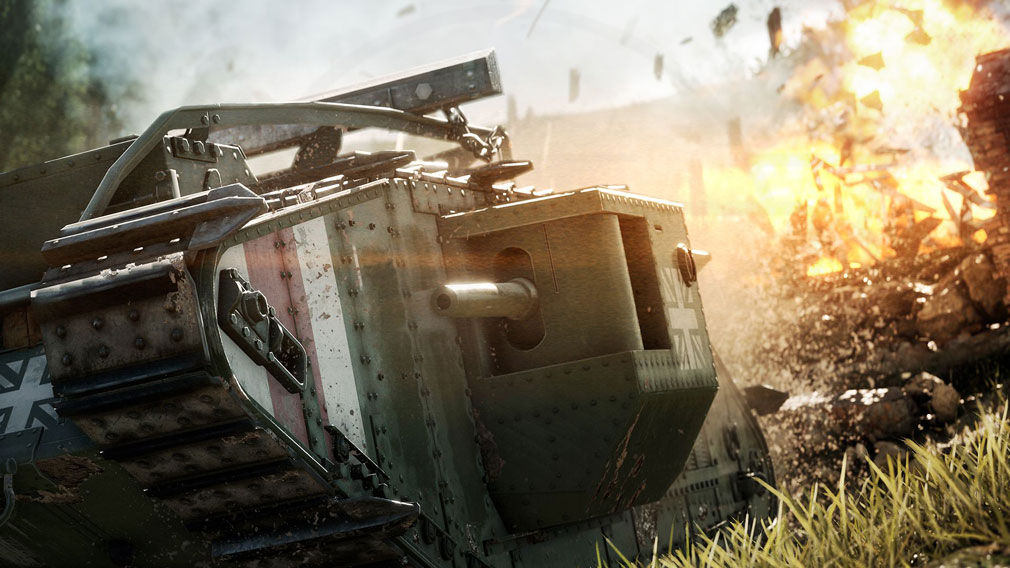 バトルフィールド1(Battlefield1)　クラシカルな戦車バトルスクリーンショット