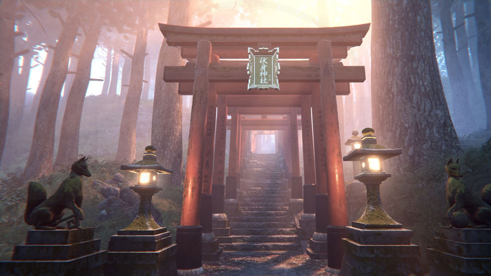 Ghostwire: Tokyo　昔ながらの日本らしい世界が描かれたスクリーンショット
