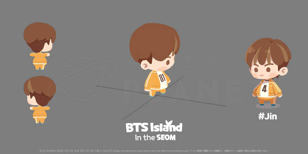BTS Island In the SEOM　3D化されたキャラクター『JIN』紹介イメージ