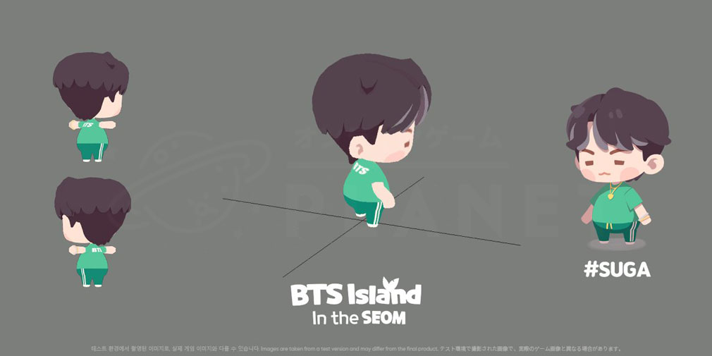 BTS Island In the SEOM　3D化されたキャラクター『SUGA』紹介イメージ