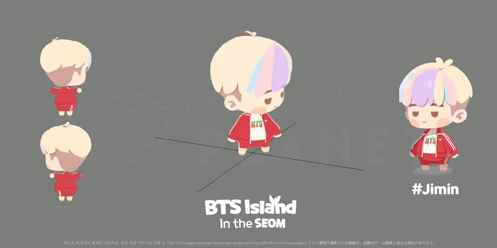 BTS Island In the SEOM　3D化されたキャラクター『JIMIN』紹介イメージ