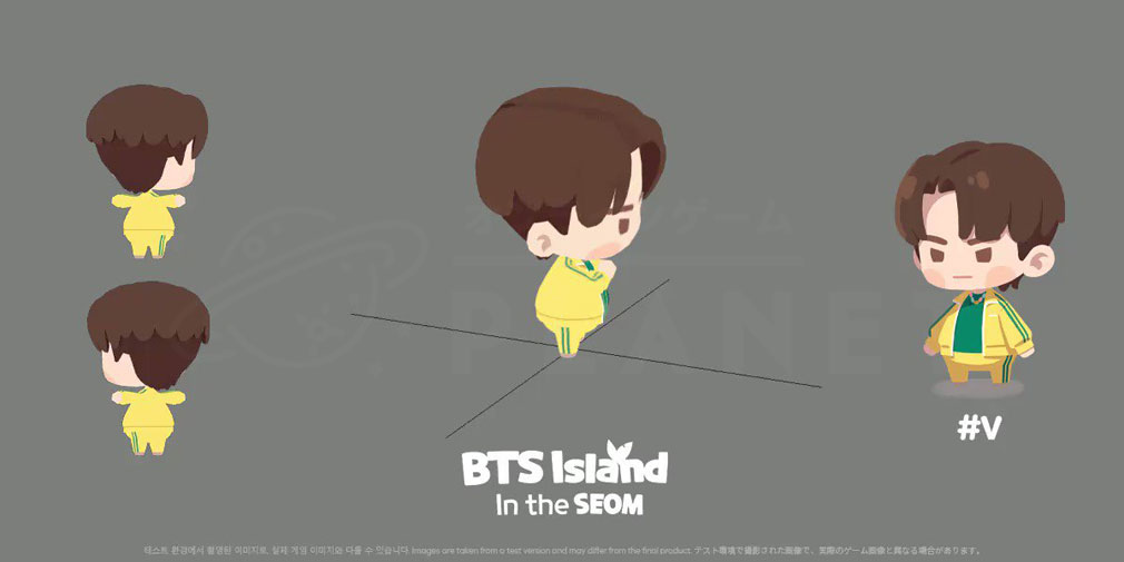 BTS Island In the SEOM　3D化されたキャラクター『V』紹介イメージ