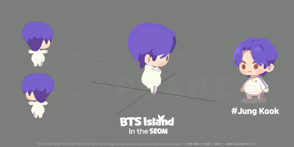 BTS Island In the SEOM　3D化されたキャラクター『JUNG KOOK』紹介イメージ