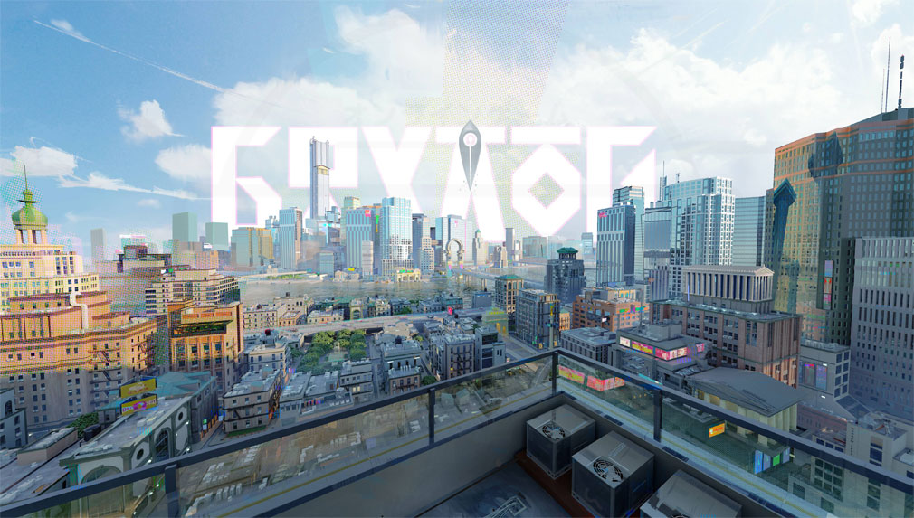 Dislyte(ディスライト)　ホーム画面に登場する都市『GYRATE(ジェリット)』紹介イメージ