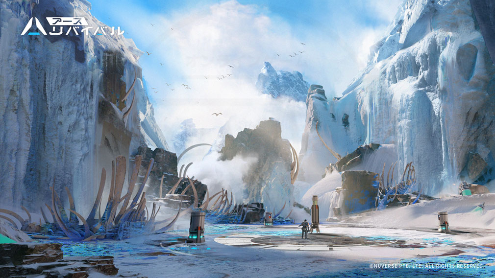 アースリバイバル（アスリバ）　フィールド雪秘の幽谷『ラゴン銀嶺』紹介イメージ
