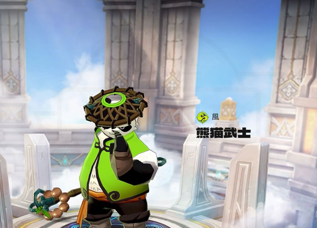 サマナーズウォークロニクル　召喚獣キャラクター『熊猫武士』紹介イメージ