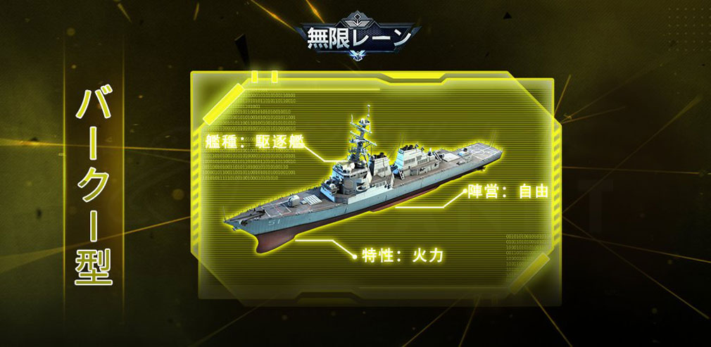 無限レーン　戦艦『バークI型』紹介イメージ