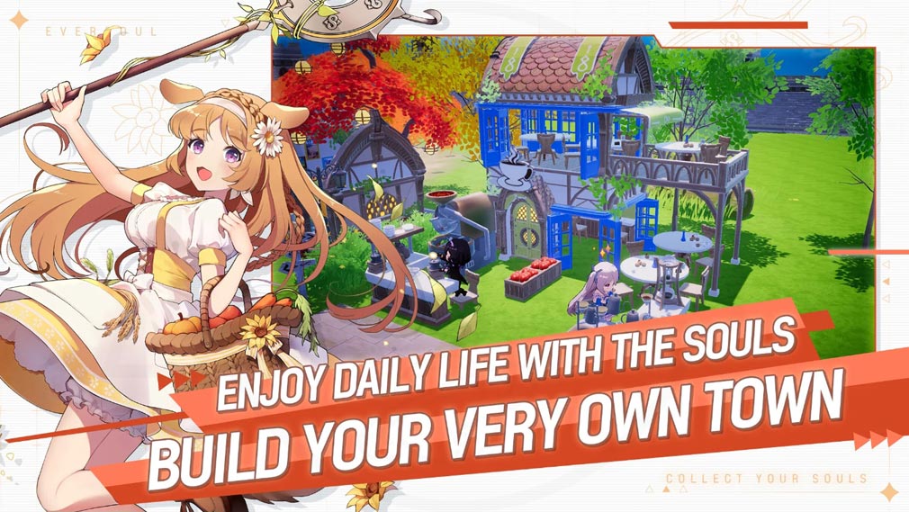 Eversoul（エバーソウル）　自分だけの町を作る紹介イメージ
