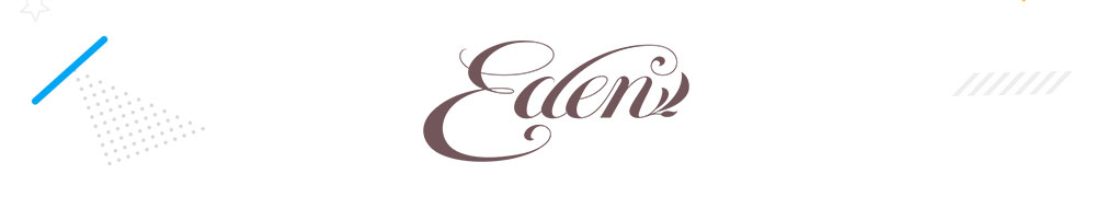 ワールドダイスター 夢のステラリウム　劇団『Eden（エデン）』ロゴイメージ