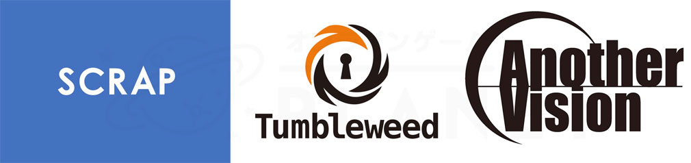 ミステリーレコード（ミリコド）　『SCRAP』『Tumbleweed（タンブルウィード）』『東京大学AnotherVision』ロゴ紹介イメージ