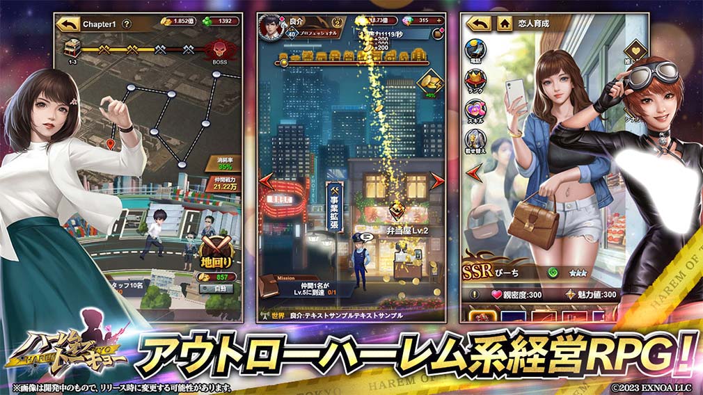ハーレムオブトーキョー（ハレトウ）　概要紹介イメージ