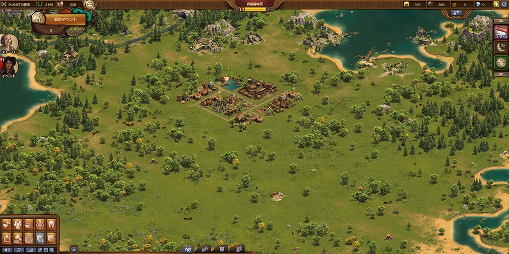 Forge of Empires（FoE）　全体を眺められる自分のエリアスクリーンショット
