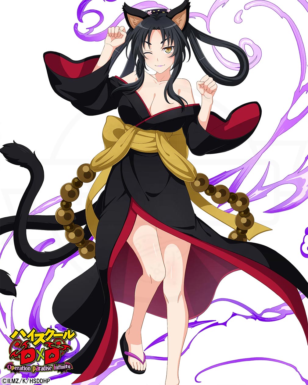 ハイスクールD×D オペレーションパラダイスインフィニティ（Operation paradise infinity）OPI　描き下ろしイラストキャラクター『黒歌』紹介イメージ
