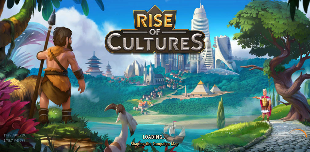 Rise of Cultures（ライズ・オブ・カルチャーズ）　開始画面スクリーンショット